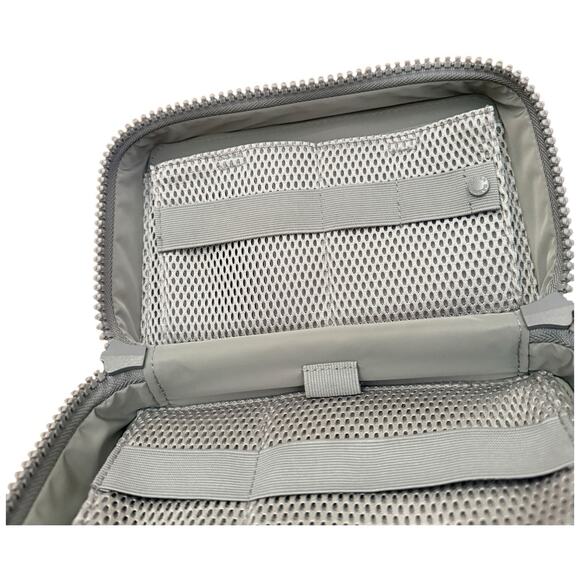 DAGNE DOVER Large Arlo Neoprene Tech Organizer Heather Grey - Picture 10 of 11